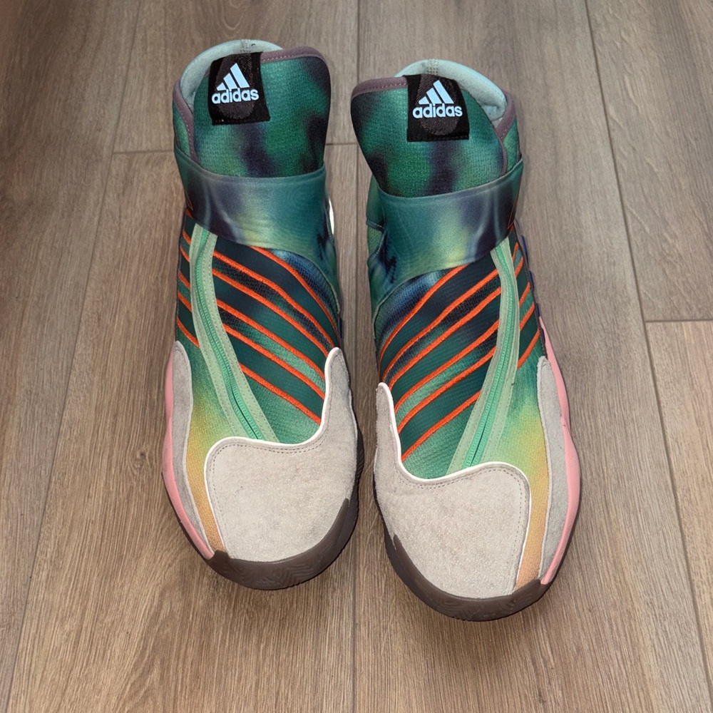 Adidas x Pharell Williams O to 60 sneakers, M 14 1/2.